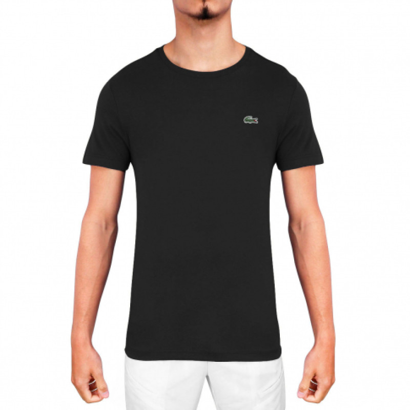 Camiseta Lacoste Lisa TH1563 Tennis Training - Preta